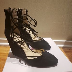 Wedge Lace up Heels